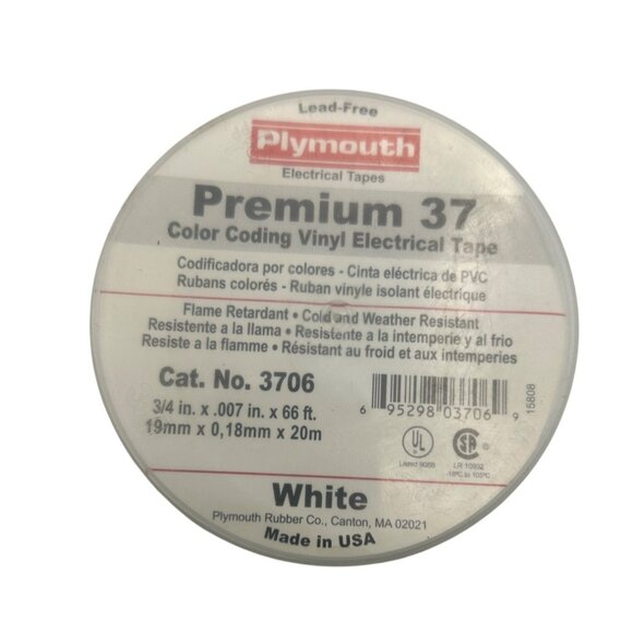 Scotch 35 Electrical Tape 3/4" X 66 Set 1: Yellow Brown White 2: Orange Red READ - Picture 15 of 16